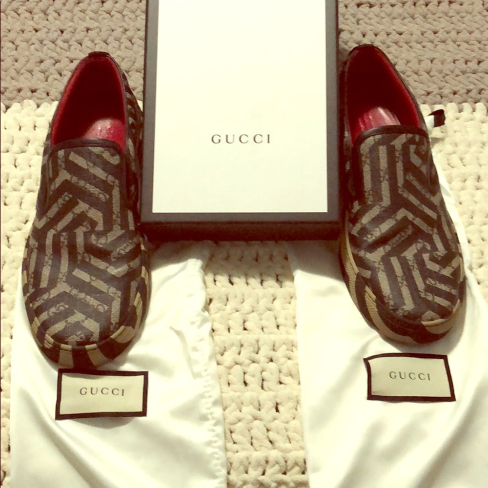 Gucci Caleido Slip On Sneakers